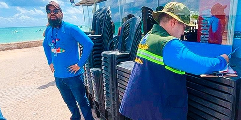Sudema notifica empreendimentos na orla de João Pessoa durante Operação Orla Limpa
