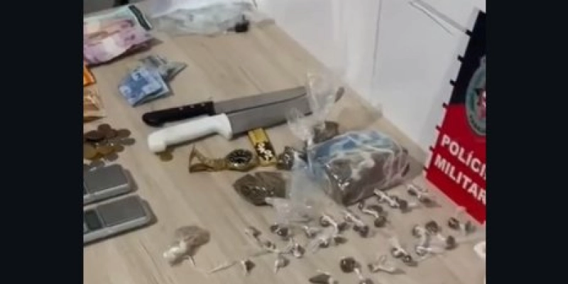 Polícia Militar apreende menor infrator por tráfico de drogas na Vila Nova II, em Cajazeiras