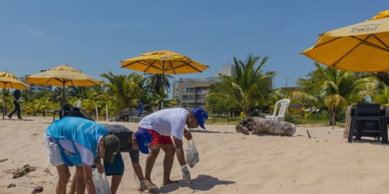 Praia Limpa realiza ações em duas praias de João Pessoa neste final de semana