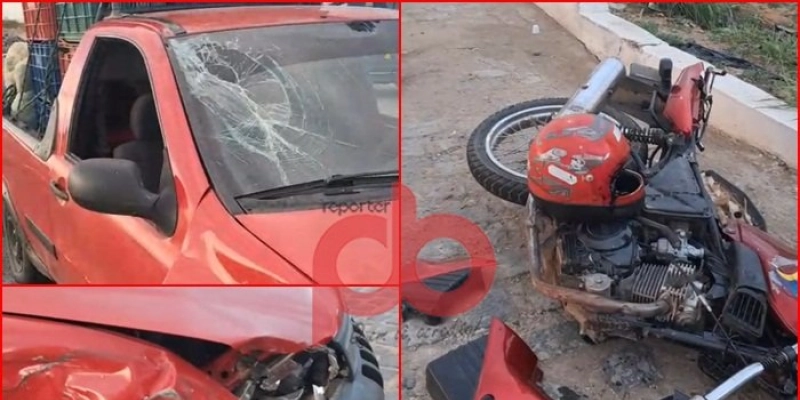 Colisão entre carro e moto deixa uma vítima fatal na BR-230, em Marizópolis