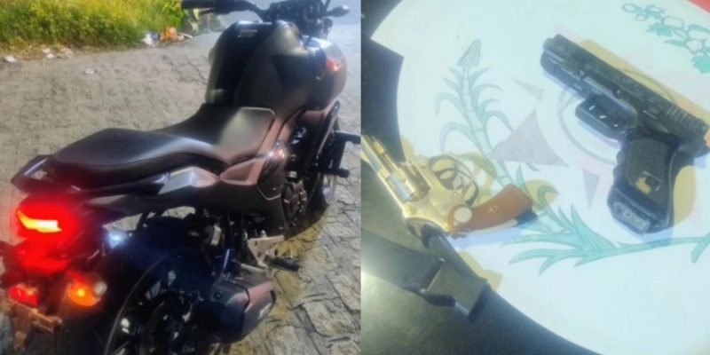 Polícia Militar apreende adolescentes armados que agiam na orla da grande JP, e recupera motocicleta roubada
