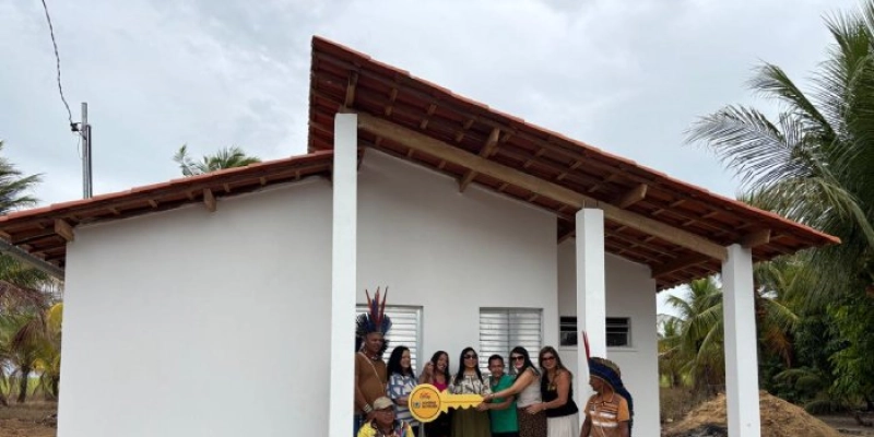 Governo da Paraíba entrega primeiras unidades habitacionais na Aldeia Brejinho, em Marcação