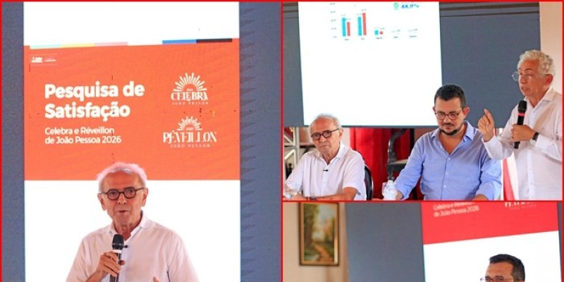 Cícero Lucena apresenta pesquisa de satisfação de eventos de fim de ano, em que mostra que 88% dos visitantes pretende voltar a João Pessoa