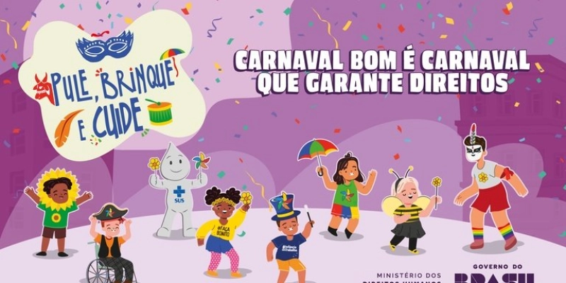 Campanha mobiliza sociedade para a proteção de crianças e adolescentes no Carnaval 2026