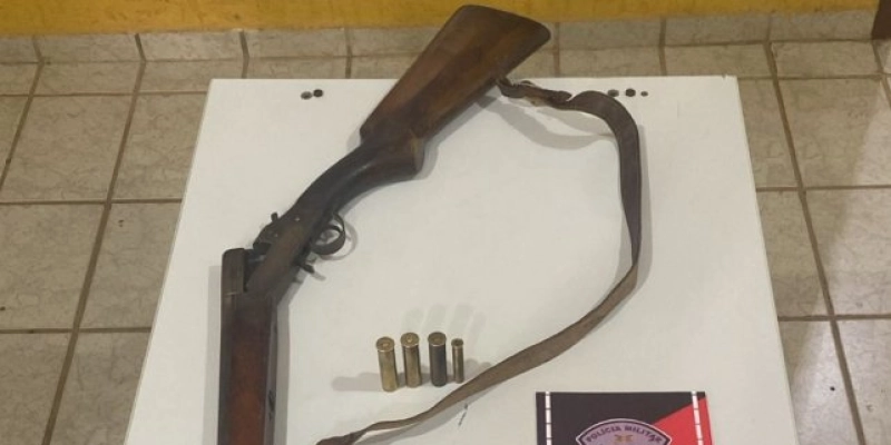 Polícias Militar e Civil apreendem arma de fogo durante operação em Brejo dos Santos