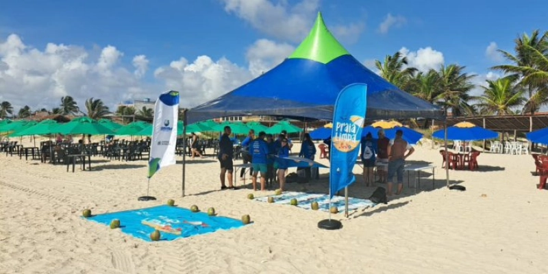 Praia Limpa realiza ações em Tambaú e Cabo Branco neste final de semana