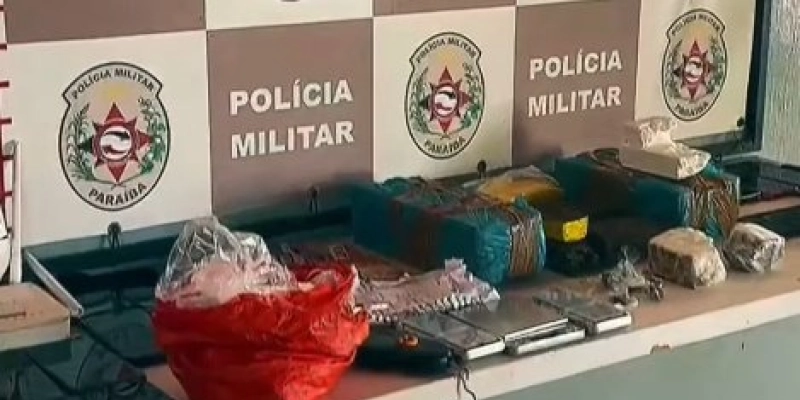 Operação integrada da PM prende dois suspeitos por tráfico e apreende drogas e munições 