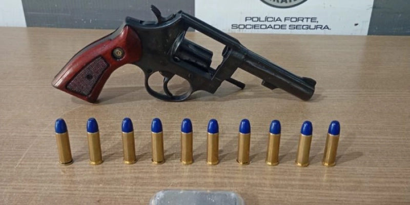 Mais uma arma é apreendida durante reforço da segurança na zona sul de JP