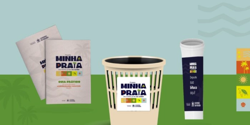 Projeto Minha Praia inicia segunda etapa com entrega de lixeiras e porta-bitucas na orla da Capital