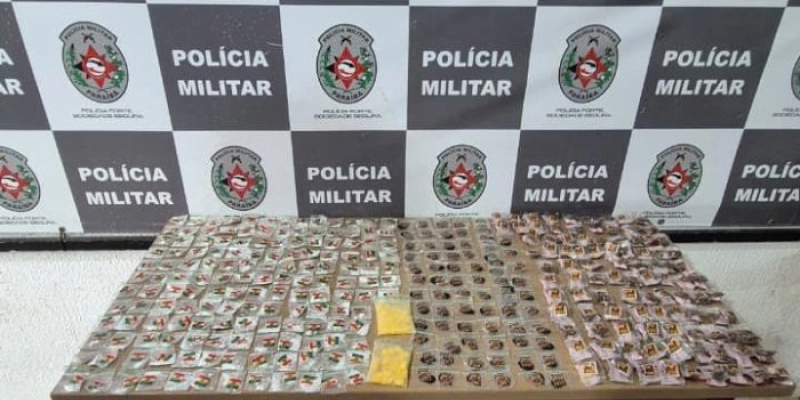 Polícia Militar apreende drogas durante incursão em comunidade da zona norte da Capital