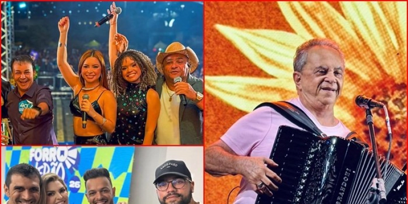 Flávio José, Mastruz com Leite, Ranniery Gomes e Gitana Pimentel comandam Festival Forró Verão deste sábado
