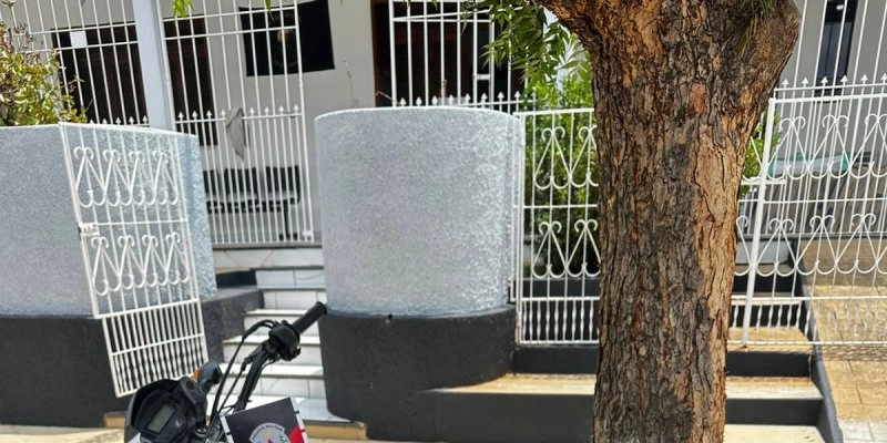 Polícia militar apreende moto com sinais identificadores adulterados, em São Bento