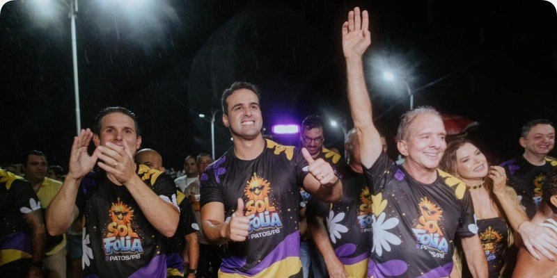 Lucas Ribeiro acompanha monitoramento das forças de segurança e participa da abertura do carnaval de Patos