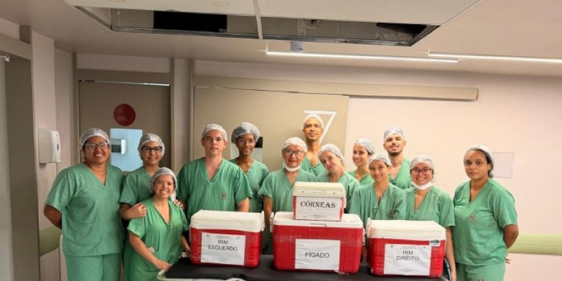 Central de Transplantes registra a 4ª doação de órgãos de 2026 e beneficia quatro pacientes