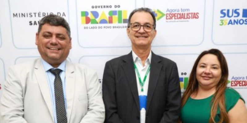 Prefeito de Vieirópolis garante avanços para nova UBS em reunião em Brasília