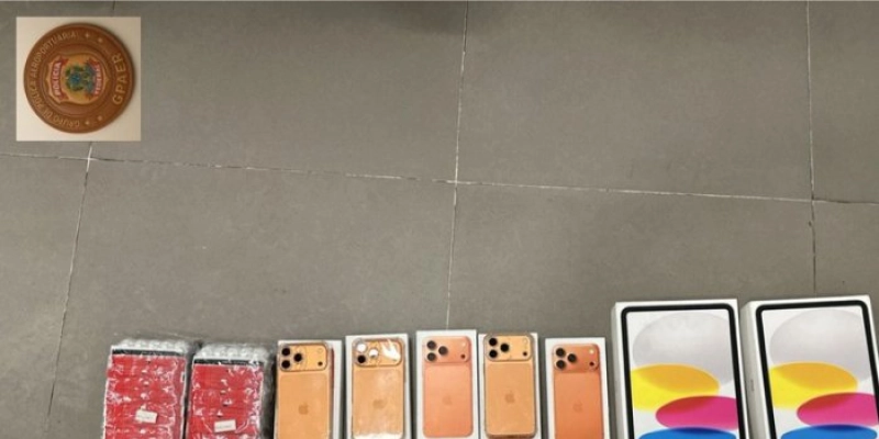 PF apreende mais de R$ 100 mil em eletrônicos no Aeroporto Castro Pinto