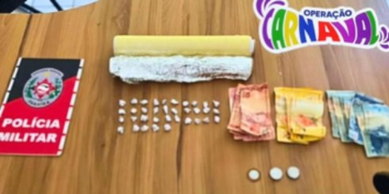 ROTAM prende mulher por tráfico de drogas no Conjunto Frei Damião, em Sousa