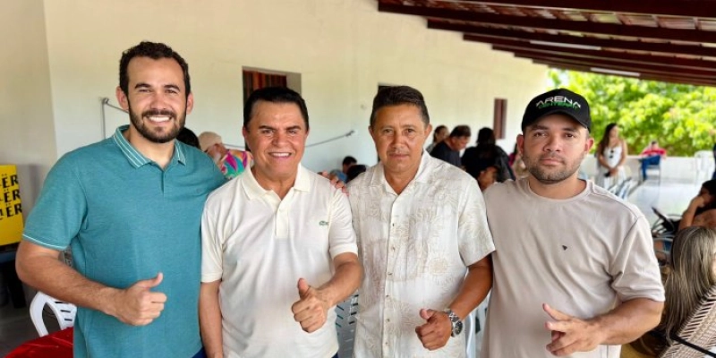 Deputado federal Wilson Santiago recebe apoio do prefeito de Serra Grande, Vicente Neto