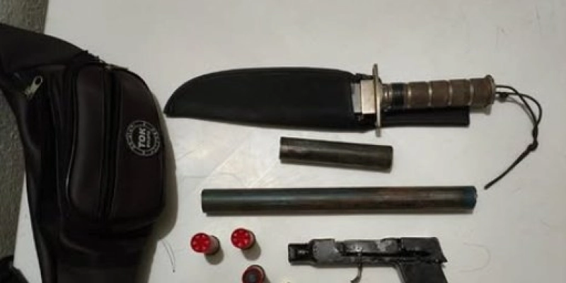 Ocorrência de violência doméstica resulta na apreensão de arma artesanal no sertão 