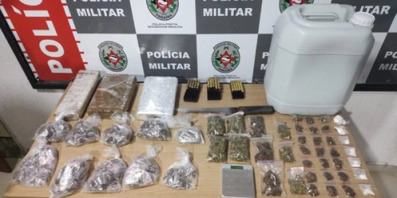 Operação contra o tráfico apreende drogas e munições em comunidade da Capital
