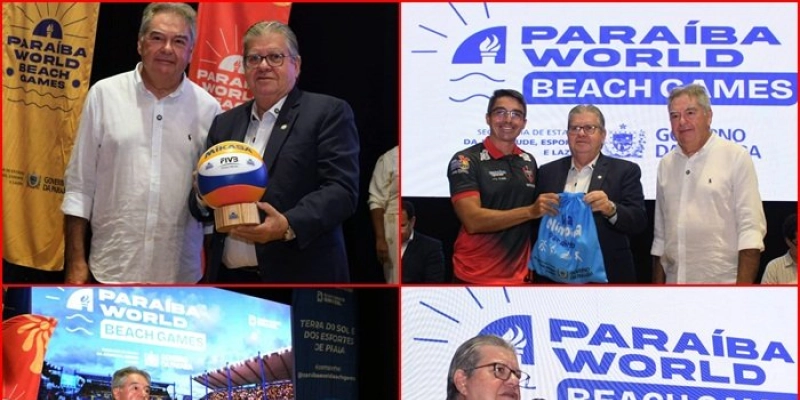 Paraíba World Beach Games 2026 movimentará a orla de João Pessoa entre 25 de fevereiro e 2 de abril