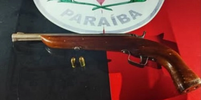 Polícia militar executa ação rápida e resulta na apreensão de arma de fogo em Itaporanga