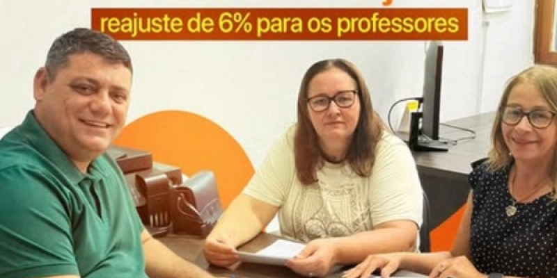 Prefeito Thially Aristóteles anuncia reajuste de 6% para professores de Vieirópolis