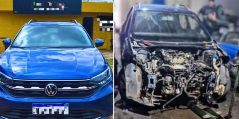 ROTAM desmantela desmanche e recupera carro roubado no Centro de Cajazeiras