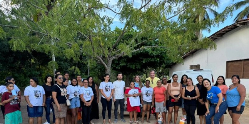 Em agenda no Litoral Sul da PB, Fábio Tyrone visita aldeia indígena e comunidades do município de Conde