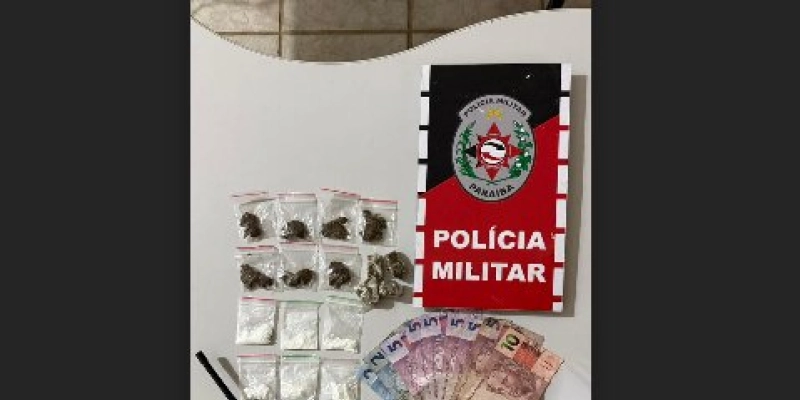 Polícia Militar prende suspeito de fazer ‘delivery’ do tráfico na cidade de São Bento