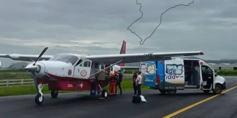 Voo pela vida: Bombeiros levam idosa de Sousa ao Pará em UTI Aérea
