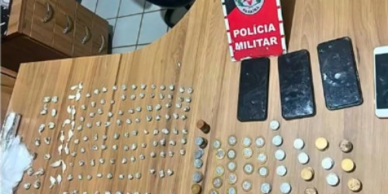 ROTAM estoura ponto de venda de drogas no bairro Angelim, em Sousa, e apreende “kit multidrogas”