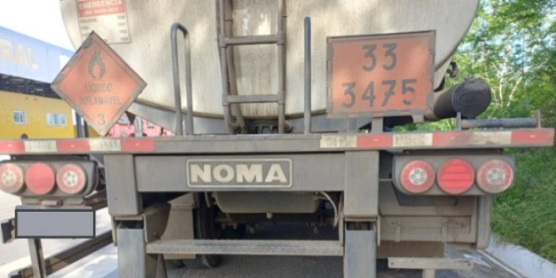 PRF apreende semirreboque com chassi adulterado e placas clonadas na BR-230