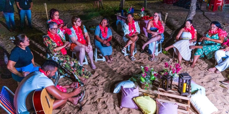 Casa da Gestante promove luau e fortalece política de humanização do Hospital da Mulher D. Creuza Pires