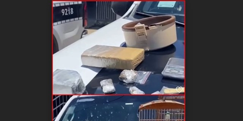 Polícia Militar apreende drogas e materiais utilizados no tráfico em São Bento