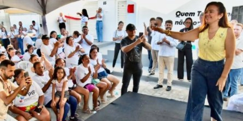 Pollyanna Werton destaca combate à fome durante inauguração de cozinha solidária em Santa Rita