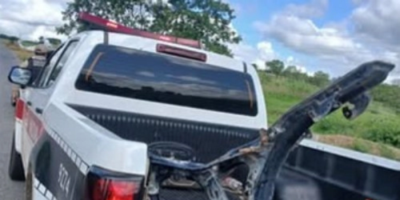 PM recupera chassi de motocicleta com restrição de roubo na zona rural de São José de Piranhas