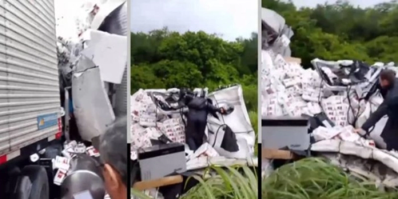 Tragédia na BR-116: Motorista de 61 anos morre em colisão de carretas em Cachoeira dos Índios