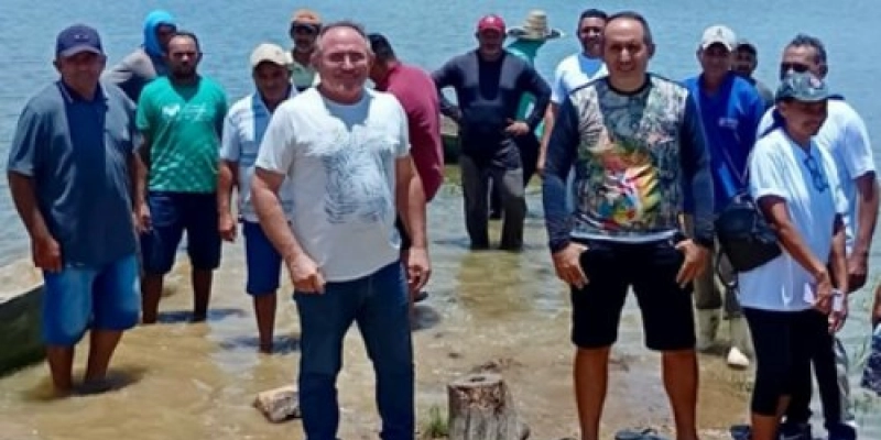 Jutay Meneses destina emendas para repovoamento de peixes e fortalece pesca em Condado