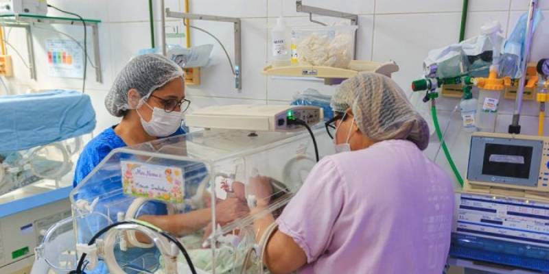 Reanimação neonatal reforça cuidados na maternidade no Hospital Edson Ramalho