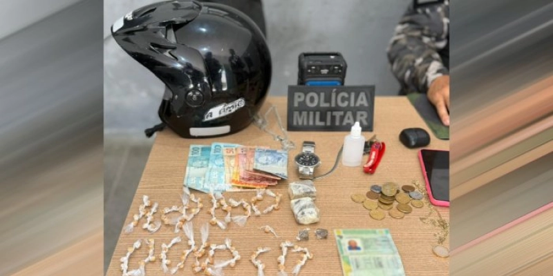 Polícia Militar prende homem por tráfico de drogas em feira de Campina Grande