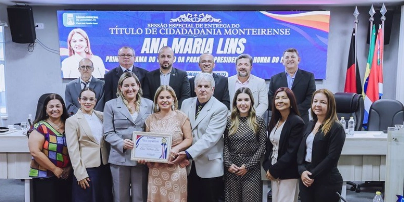 Primeira-dama recebe Título de Cidadã de Monteiro e agradece honraria a todos que contribuem com o artesanato