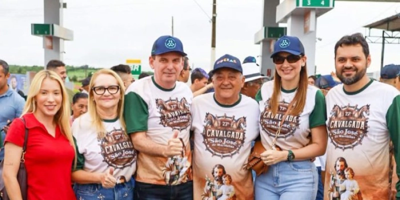 Chico Mendes prestigia tradicional Cavalgada de São José de Marimbas ao lado de lideranças e prefeitos da região
