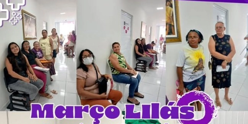 Março Lilás reforça ações de prevenção à saúde da mulher em Aparecida