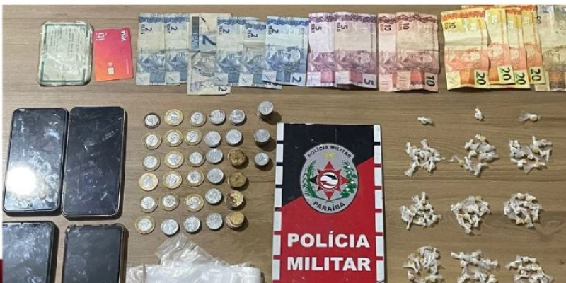 Polícia Militar fecha ponto de tráfico e apreende quase 100 porções de crack em Pombal