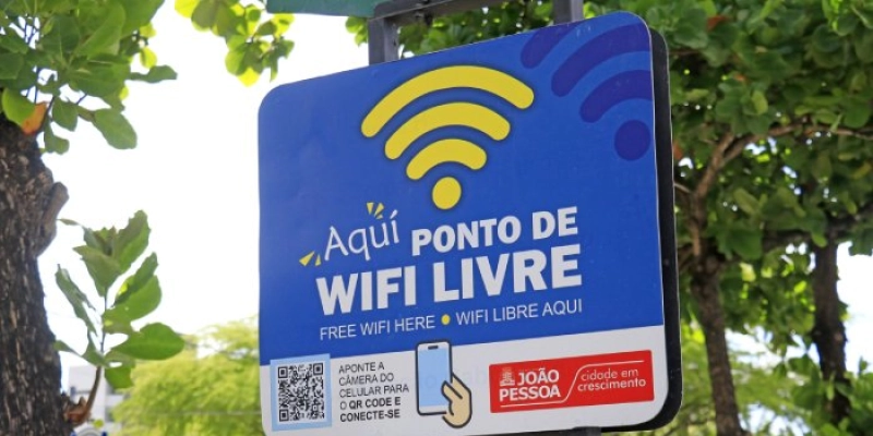 Prefeitura de João Pessoa disponibiliza 15 pontos de internet gratuita