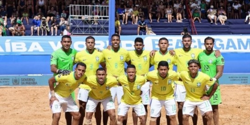 Paraíba World Beach Games: Brasil conquista título da Copa das Nações de Beach Soccer