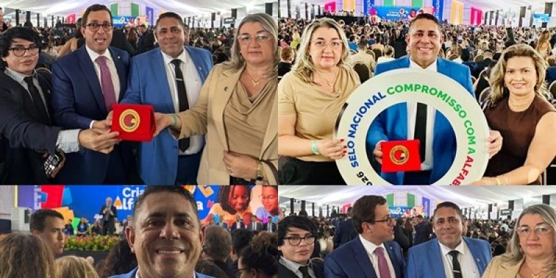 Aparecida recebe pela segunda vez o Selo Ouro do MEC pelo compromisso com a alfabetização