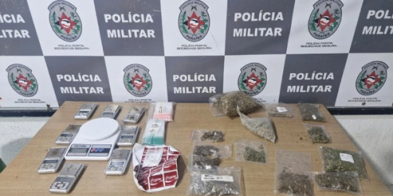 Polícia Militar apreende drogas em apartamento utilizado para o tráfico