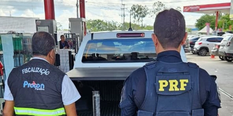 PRF integra força-tarefa para combater abusos e fraudes em postos de combustíveis, na PB
